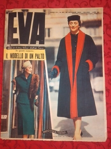 Eva 1953 fashion magazine - eva,