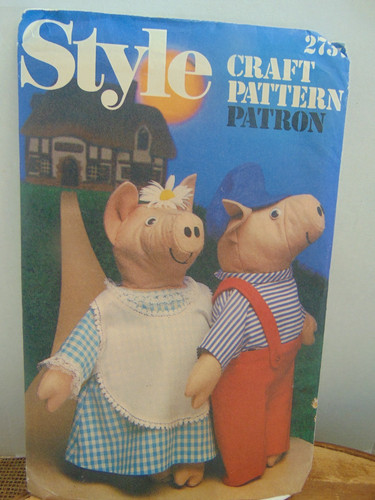 Vintage pigs cuddly toy - cuddly,