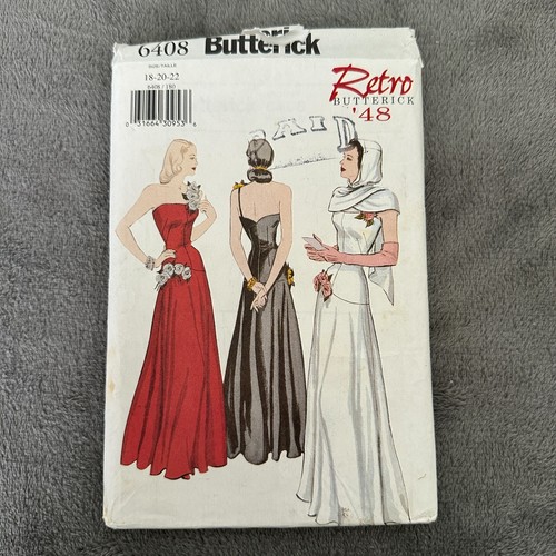 Abito sera butterick 6408 - da,