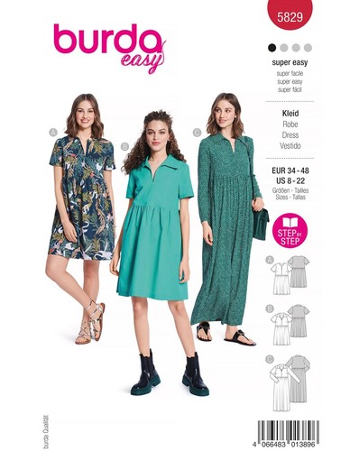 Burda 5829 women pattern - burda,