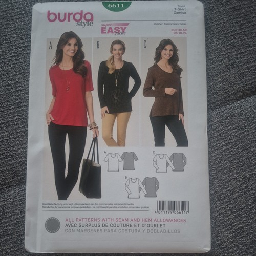 Magliette burda 6611 - magliette,