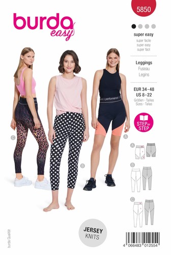 Burda 5850 women - burda, pattern