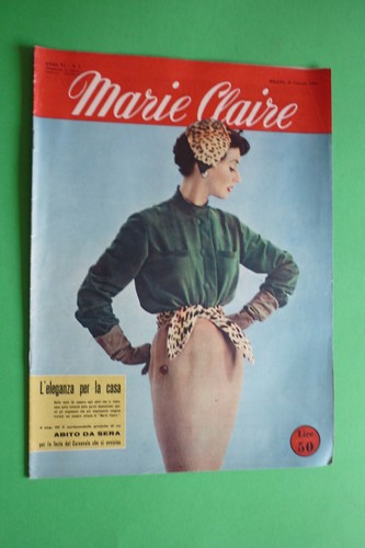 Marie claire 1954 moda - marie,