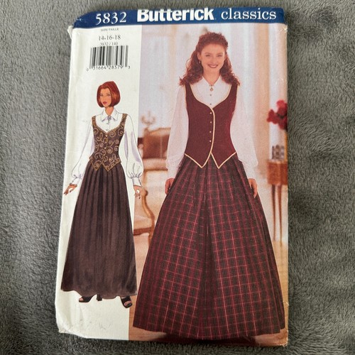 Butterick 5832 gilet blusa