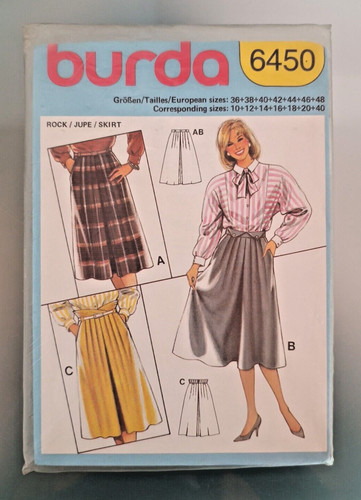 Burda vintage sewn model - burda,