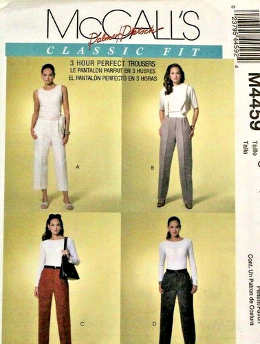 Pantaloni mccall 4459 - mccall's,