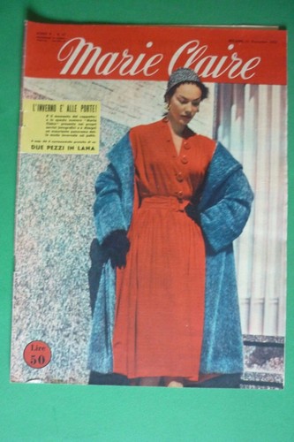 Marie claire 1953 alta moda - alta,